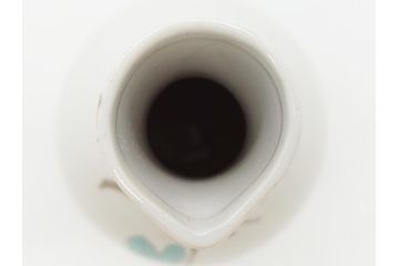 石川県指定無形文化財　武腰潤　九谷焼　色絵　金彩　富士山図　草花文　徳利2点セット(一輪挿し、花器、作家物、共箱無し)(R-062249)