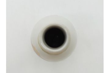 石川県指定無形文化財　武腰潤　九谷焼　色絵　金彩　富士山図　花文　徳利2点セット(一輪挿し、花器、作家物、共箱無し)(R-062250)