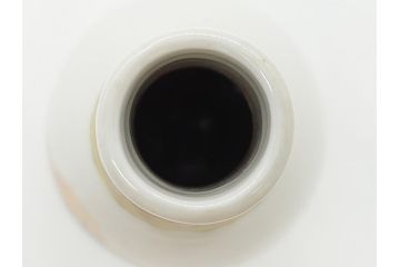 石川県指定無形文化財　武腰潤　九谷焼　色絵　金彩　富士山図　花文　徳利2点セット(一輪挿し、花器、作家物、共箱無し)(R-062250)