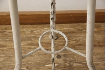 和製アンティーク　昭和レトロ　ノスタルジックな空間演出におすすめの消毒ケース(鉄脚、ケビント、収納ケース、収納ボックス、デンタルケース)(R-062257)