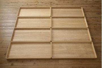中古　伝統工芸士　吉沢昭次作　上品なデザインの金具が魅力の加茂総桐箪笥(総桐たんす、着物箪笥、衣装箪笥、和タンス、引き出し)(R-062264)