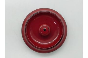 蒔絵師　中村湖彩(本名　淳司)　漆器　阿古陀　使い込むほどに深みが出る棗(共箱付き、茶道具、根来塗、柵形茶器、木製)(R-062273)