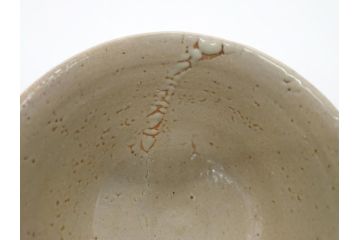 人間国宝　濱田庄司(浜田庄司)　益子焼　4.6寸　約14cm　鐵絵茶碗(共箱付き、鉄絵、抹茶碗、四寸六分、和食器、作家物)(R-062279)