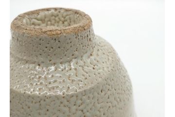 人間国宝　濱田庄司(浜田庄司)　益子焼　4.6寸　約14cm　鐵絵茶碗(共箱付き、鉄絵、抹茶碗、四寸六分、和食器、作家物)(R-062279)