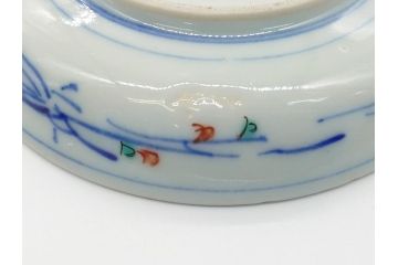 明治期　伊万里焼　色絵　金彩　花文　3.8寸皿　約11.5cm　色彩豊かで食卓に華やぎをもたらす小皿3客セット(三寸八分、赤絵、和食器、和皿)(R-062283)