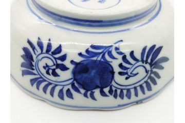 幕末〜明治期　富長貴春(富貴長春)　伊万里　色絵　金彩　5寸皿　約15cm　煌びやかで豪華な絵付けの深皿3客セット(和食器、和皿、変形皿、五寸)(R-062289)