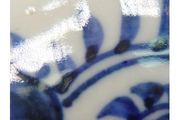 幕末〜明治期　富長貴春(富貴長春)　伊万里　色絵　金彩　5寸皿　約15cm　煌びやかで豪華な絵付けの深皿3客セット(和食器、和皿、変形皿、五寸)(R-062289)