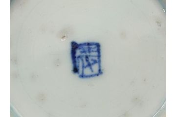 江戸期　古伊万里　染付　鶴文　4.1寸皿　約12.5cm　清楚な絵付けで食卓に馴染みやすい小皿5客セット(四寸一分、和食器、和皿)(R-062291)