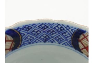 明治期　伊万里焼　色絵　多種多様な絵付けが目を引く湯呑み2客セット(蕎麦猪口、松竹、紅葉、龍、鳳凰、和食器)(R-062294)
