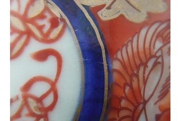 明治期　伊万里焼　色絵　多種多様な絵付けが目を引く湯呑み2客セット(蕎麦猪口、松竹、紅葉、龍、鳳凰、和食器)(R-062294)
