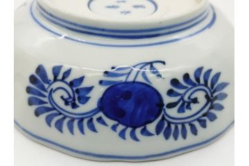 幕末〜明治期　富長貴春(富貴長春)　伊万里　色絵　金彩　5寸皿　約15cm　煌びやかで豪華な絵付けの深皿2客セット(和食器、和皿、変形皿、五寸)(R-062297)