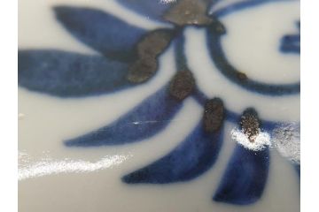 幕末〜明治期　富長貴春(富貴長春)　伊万里　色絵　金彩　5寸皿　約15cm　煌びやかで豪華な絵付けの深皿2客セット(和食器、和皿、変形皿、五寸)(R-062297)