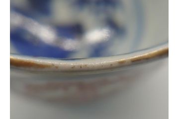 明治期　伊万里焼　色絵　多種多様な絵付けが目を引く湯呑み5客セット(蕎麦猪口、松竹、紅葉、龍、鳳凰、和食器)(R-062301)