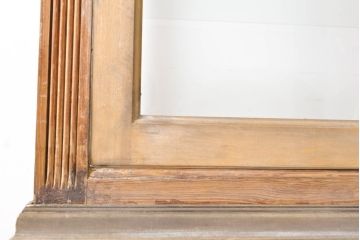 フランスアンティーク　品のある佇まいが目を惹く縦型ガラスケース(ショーケース、陳列棚、飾り棚、キャビネット)(R-062319)