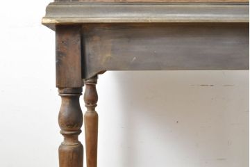 フランスアンティーク　品のある佇まいが目を惹く縦型ガラスケース(ショーケース、陳列棚、飾り棚、キャビネット)(R-062319)