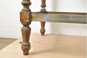 フランスアンティーク　品のある佇まいが目を惹く縦型ガラスケース(ショーケース、陳列棚、飾り棚、キャビネット)(R-062319)