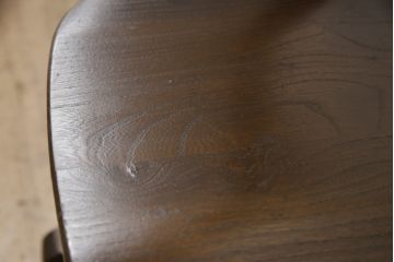 イギリスビンテージ　ERCOL(アーコール)　洗練されたデザインが魅力的!!木の温もり溢れるロッキングチェア(板座チェア、アームチェア、揺り椅子、イス、ヴィンテージ)(R-062322)