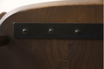 イギリスビンテージ　ERCOL(アーコール)　洗練されたデザインが魅力的!!木の温もり溢れるロッキングチェア(板座チェア、アームチェア、揺り椅子、イス、ヴィンテージ)(R-062322)