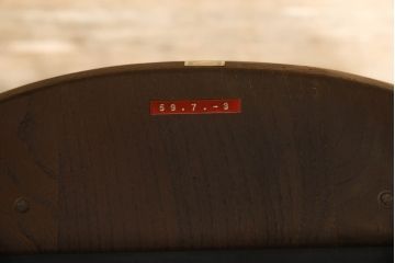 イギリスビンテージ　ERCOL(アーコール)　洗練されたデザインが魅力的!!木の温もり溢れるロッキングチェア(板座チェア、アームチェア、揺り椅子、イス、ヴィンテージ)(R-062322)