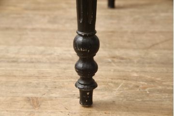 フランスビンテージ　大理石天板　落ち着いた色味が格好いい!個性的な彫刻が魅力のローテーブル(リビングテーブル、センターテーブル、ヴィンテージ)(R-062328)