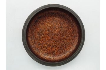 江戸〜明治期　時代物　梨地　螺鈿　蝶描金　木製　高蒔絵　金彩　銀彩　煌びやかに舞う蝶のデザインが魅力の香合(共箱付き、刑部梨地、漆器)(R-062330)