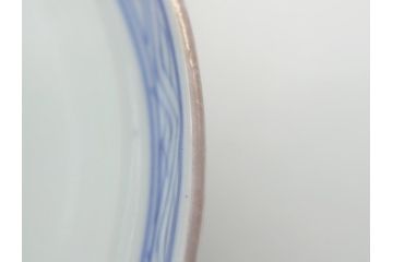 上手物　幕末〜明治期　成化年製　伊万里焼　色絵　金襴手　染付　金彩　花蝶図　鶴　4.4寸　約13cm　色彩豊かな絵付けで食卓が明るくなる蓋付き茶碗3客セット(和食器、和皿、四寸四分)(R-062333)