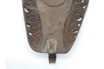 江戸〜明治期　時代物　古銅　坐像(釈迦如来?、阿弥陀如来?、仏教美術)(R-062346)