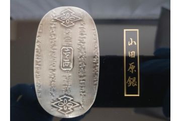 三井金属工芸株式会社　純銀板(99.99)　純銀小判(保証書付き、10枚、額入り、外箱付き)(R-062353)