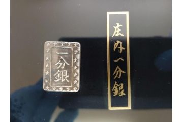 三井金属工芸株式会社　純銀板(99.99)　純銀小判(保証書付き、10枚、額入り、外箱付き)(R-062353)