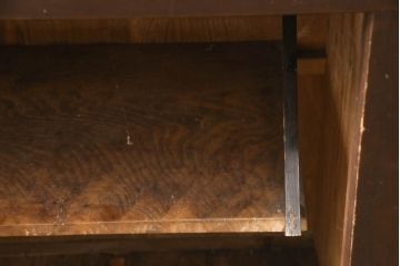 和製アンティーク　明治大正期　和モダンの雰囲気を盛り上げる四尺水屋箪笥(重ね戸棚、食器棚、収納棚、キャビネット、引き出し)(R-062362)