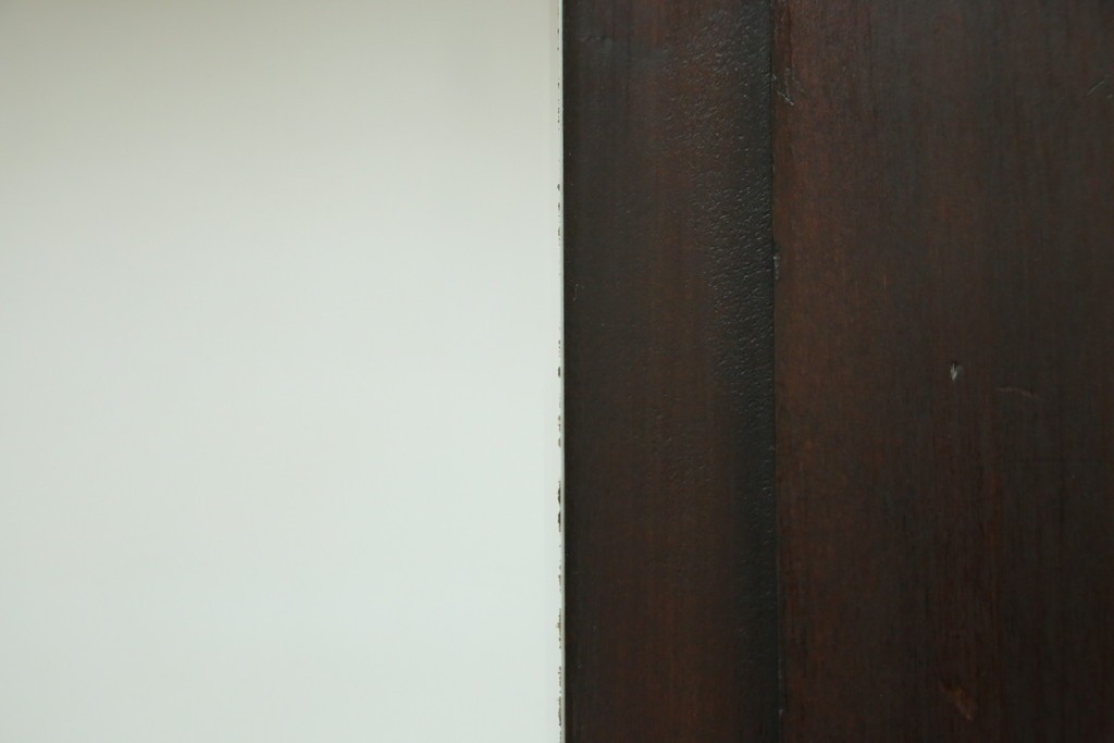 中古　美品　軽井沢彫り　凛と佇む桜の姿が彫刻されたワードローブ　(R-062368)