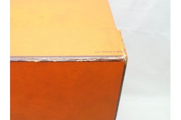 フランス　HERMES　エルメス　エルミー　GM　オレンジリボンがワンポイントで可愛い馬のぬいぐるみ(ホース、ブラウン、外箱付き)(R-062370)