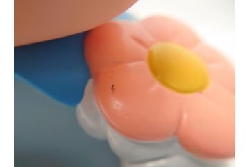 当時物　三菱銀行　ノベルティー　ソフビ　2体セット　レトロな表情が可愛いミッキー&ミニーの古い貯金箱(カウンター用、店頭用、企業物、非売品、コインバンク、ディズニー)(R-062372)