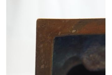 TAKEZO　新海竹蔵　ブロンズ　穏やかな表情の女性と羊の置物(置き物、近代彫刻)(R-062376)