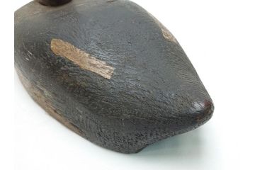 鴨　シギ　それぞれ個性の違った愛らしいデコイ3点セット(置き物、置物、模型、ディスプレイ、インテリア、木製)(R-062377)