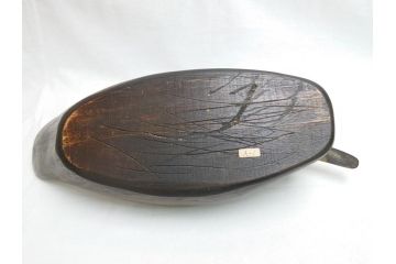 イギリスビンテージ　1930年代　経年により質感に深みを増した愛らしいデコイ2点セット(鴨、置物、置き物、模型、ディスプレイ、インテリア、ヴィンテージ)(R-062385)
