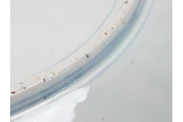 幕末期　伊万里焼　色絵　梅　双鶴　花文　1尺4寸皿　約41cm　色彩豊かで食卓が華やぐ大皿(一尺四寸、和食器、和皿)(R-062388)