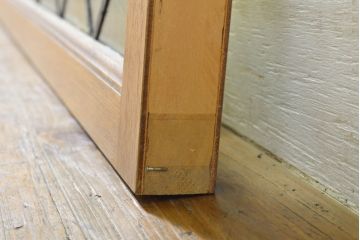 アンティーク建具　空間を鮮やかに演出するステンドグラス明かり取り1枚(明り取り、欄間)(R-062389)