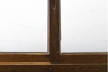 フランスアンティーク　激レア　希少デザイン　おしゃれなディスプレイが叶う洋菓子店の台形ガラスケース(ショーケース、陳列棚、店舗什器)(R-062393)