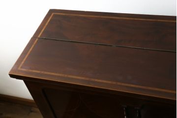 アメリカアンティーク　ジャンク品　ニューヨーク　George Steck & Co.(ジョージ・ステック社)　象嵌入りのアンティークピアノ(オブジェ、ディスプレイ)(R-062395)