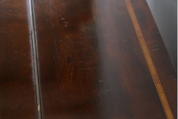 アメリカアンティーク　ジャンク品　ニューヨーク　George Steck & Co.(ジョージ・ステック社)　象嵌入りのアンティークピアノ(オブジェ、ディスプレイ)(R-062395)