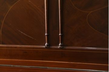 アメリカアンティーク　ジャンク品　ニューヨーク　George Steck & Co.(ジョージ・ステック社)　象嵌入りのアンティークピアノ(オブジェ、ディスプレイ)(R-062395)