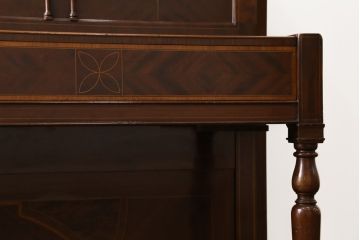アメリカアンティーク　ジャンク品　ニューヨーク　George Steck & Co.(ジョージ・ステック社)　象嵌入りのアンティークピアノ(オブジェ、ディスプレイ)(R-062395)