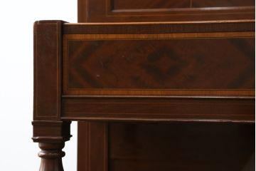 アメリカアンティーク　ジャンク品　ニューヨーク　George Steck & Co.(ジョージ・ステック社)　象嵌入りのアンティークピアノ(オブジェ、ディスプレイ)(R-062395)