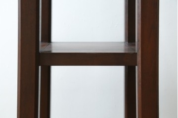 和製アンティーク　激レア　彫刻家　山根八春(やまねやつはる、はっしゅん)　レリーフ入り　なかなかお目にかかれない希少なサイドテーブル　(R-062411)