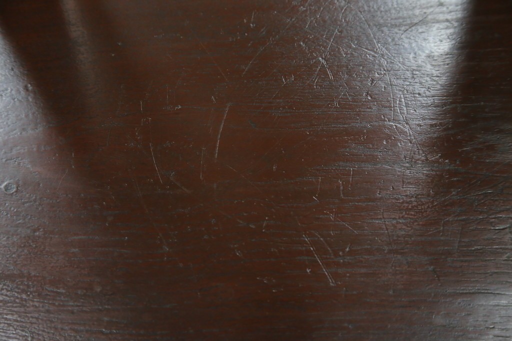 和製アンティーク　激レア　彫刻家　山根八春(やまねやつはる、はっしゅん)　レリーフ入り　なかなかお目にかかれない希少なサイドテーブル　(R-062411)