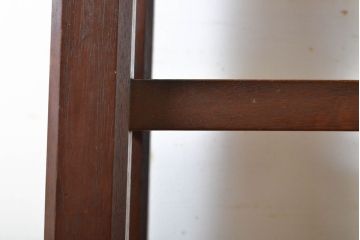 和製アンティーク　激レア　彫刻家　山根八春(やまねやつはる、はっしゅん)　レリーフ入り　なかなかお目にかかれない希少なサイドテーブル(花台、コーナーラック、飾り棚)(R-062411)