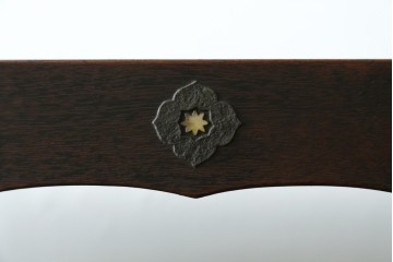 和製アンティーク　彫刻家　山根八春(やまねやつはる、はっしゅん)　吉祥モチーフが散りばめられた収納棚　(R-062413)