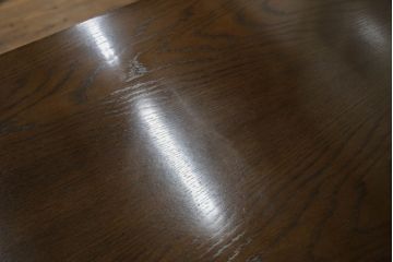 中古　美品　カリモク家具(karimoku)　ドマーニ(domani)　シックな色合いと凝った面取りデザインがクラシカルな雰囲気を醸し出すサイドボード(サイドキャビネット、収納棚、戸棚、飾り棚)(R-062414)