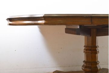 中古　DREXEL HERITAGE(ドレクセルヘリテイジ)　Grand Villa(グランドヴィラ)　上品なデザインのダイニングテーブル(エクステンションテーブル、拡張式テーブル、食卓、2人掛け、4人掛け、6人掛け)(定価約60万円)(R-062416)